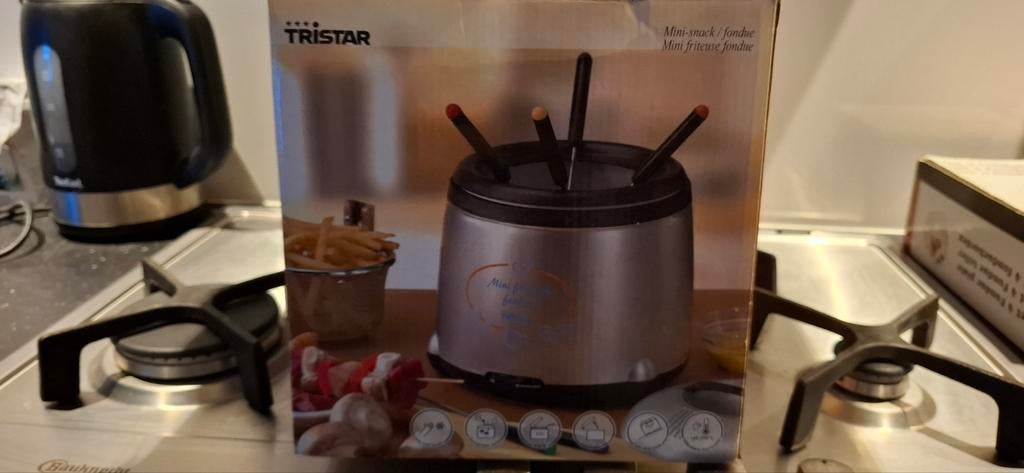 Tristar Mini Friteuse Fondue - Nieuwstaat, Minder dan 1 liter, Ophalen of Verzenden, Zo goed als nieuw, Duo-friteuse