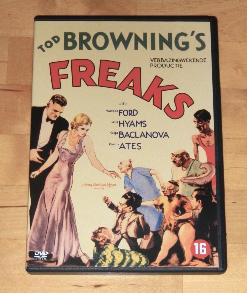 dvd - Freaks - Tod Browning, Cd's en Dvd's, Dvd's | Klassiekers, Alle leeftijden, Ophalen, 1940 tot 1960, Zo goed als nieuw