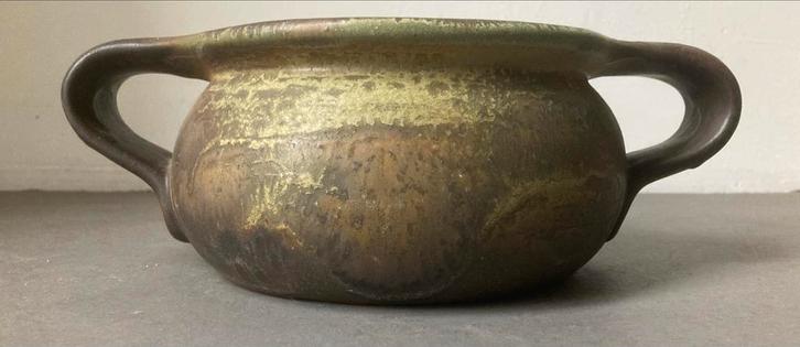 Art deco  Aardewerk Pot met handvatten, Antiek en Kunst, Antiek | Keramiek en Aardewerk, Ophalen of Verzenden