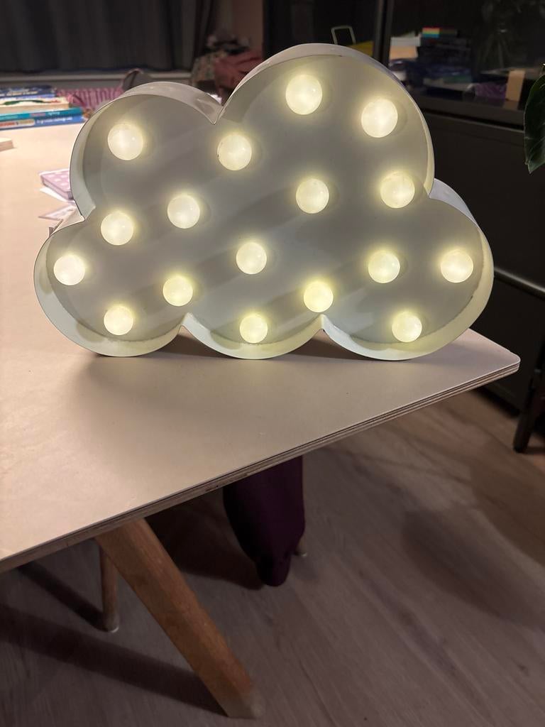 Leuke wolkenlamp met LED-verlichting, Ophalen of Verzenden, Gebruikt