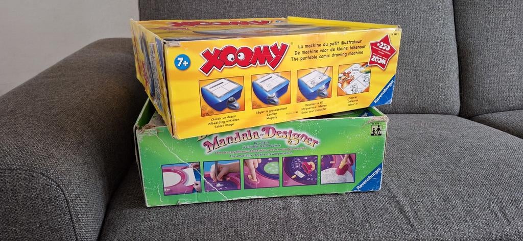 Mandalaset en lichtprojector voor kleine kunstenaars, Ophalen, Fantasie, Gebruikt, Educatief