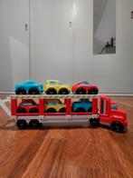 Vrachtwagen met auto's jongens speelgoed !, Ophalen, Gebruikt