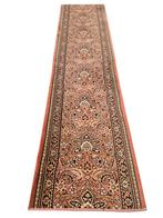 Vintage oosters wol vloerkleed loper koraal floral 70x270cm, Persian Perzisch vintage oosters hype, Minder dan 50 cm, Gebruikt