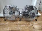 Twee krachtige vloerventilatoren (Quigg & Domo), Witgoed en Apparatuur, Ventilatoren, Ophalen of Verzenden, Gebruikt, Vloerventilator