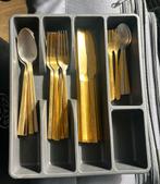 Golden Cutlery Set - Stainless Steel, Ophalen, Zo goed als nieuw