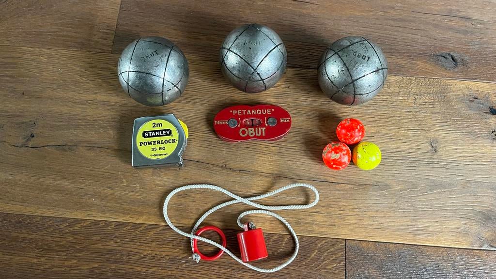Obut Petanque Set - Gebruikt maar in goede staat, Ophalen of Verzenden, Gebruikt