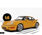 Porsche 911 (964) Turbo S 1994 Speed Yellow 1:8 (Inkl.Vitrin, Hobby en Vrije tijd, Modelauto's | 1:5 tot 1:12, Tschuiten@hotmail.com