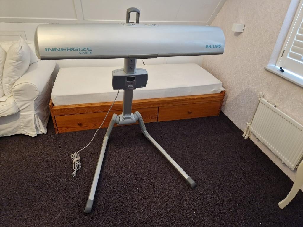 Philips zonnebank Innergize Sports, Ophalen, Zo goed als nieuw, Aluminium, Overige typen