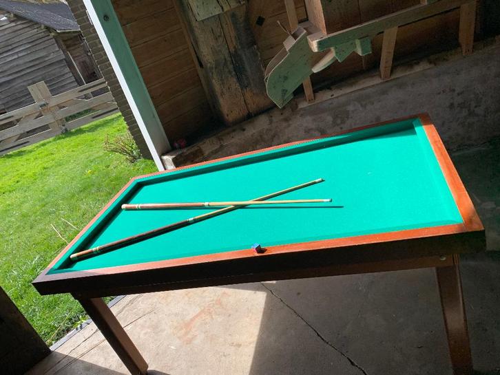 biljart, Sport en Fitness, Biljarten en Poolen, Gebruikt, Biljarttafel, Ophalen