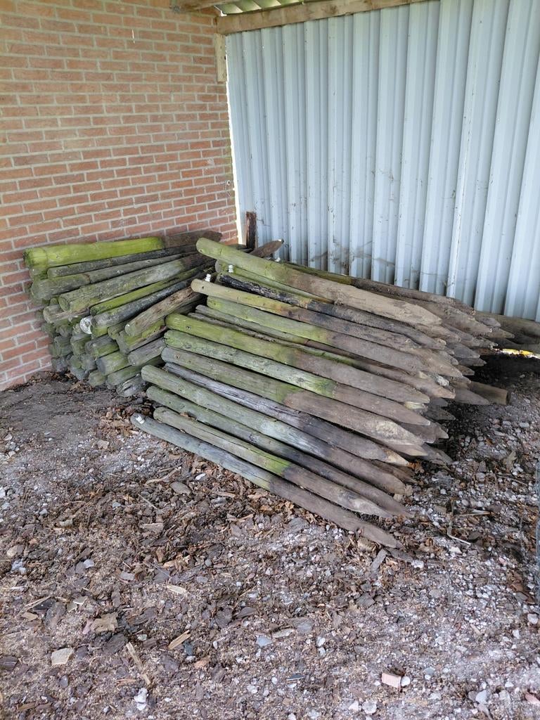 Weidepalen, Tuin en Terras, Palen, Balken en Planken, Ophalen, 180 tot 250 cm, Palen