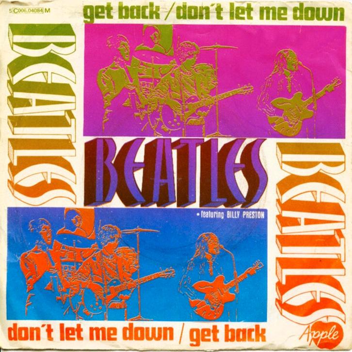 1764 Beatles - Get back (1969 - kopie hoes), Cd's en Dvd's, Vinyl Singles, Gebruikt, Single, Pop, 7 inch, Ophalen of Verzenden