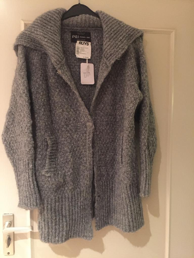 Penn & Ink vest grijs maat S, Kleding | Dames, Truien en Vesten, Ophalen of Verzenden, Nieuw, Maat 36 (S), Grijs