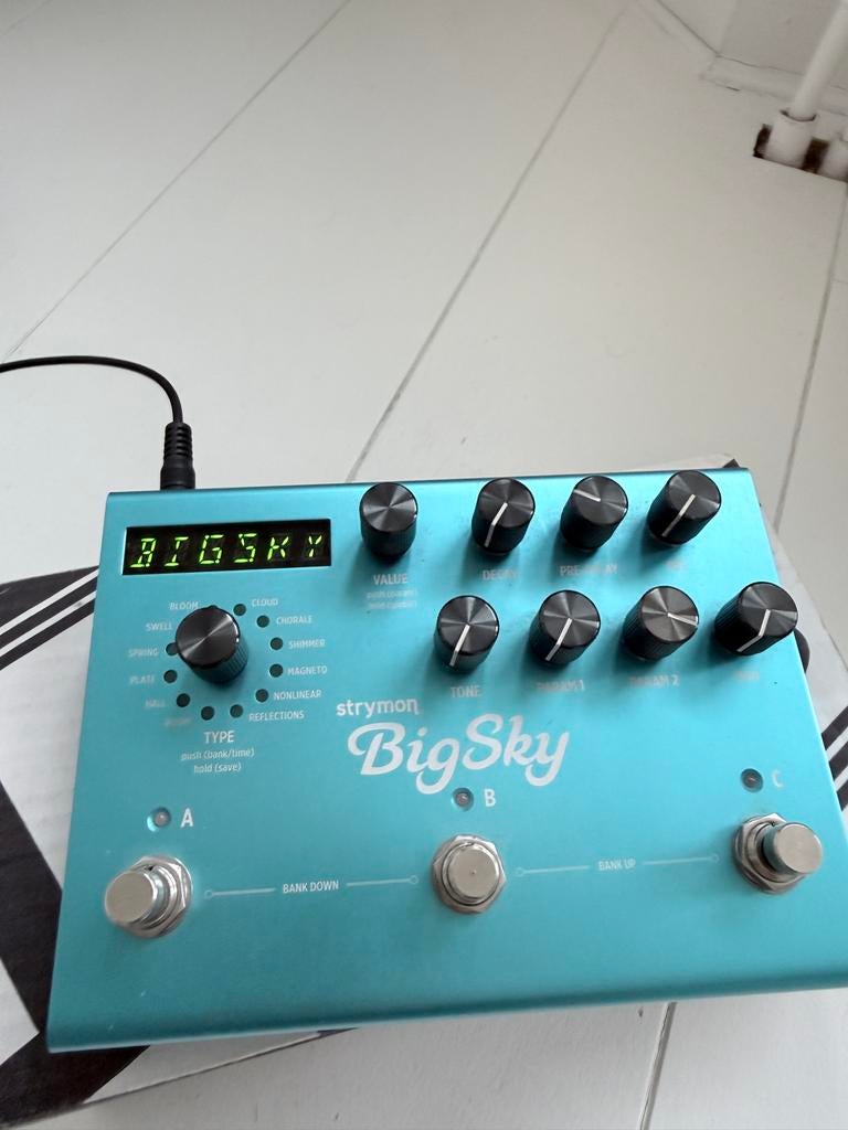 Strymon BigSky Reverb Pedaal - Zo goed als nieuw, Muziek en Instrumenten, Ophalen, Zo goed als nieuw, Reverb