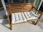 Ikea Nämmarö houtenbankje met kussens, Ophalen, Zo goed als nieuw, Hout
