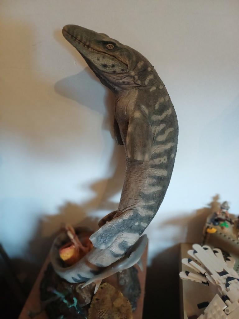 Sideshow Dinosauria Mosasaurus Maquette Jurassic World, Ophalen of Verzenden, Zo goed als nieuw, Dier