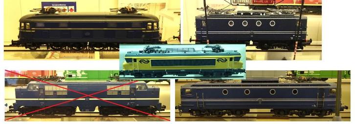 Diverse E-Locomotieven, Hobby en Vrije tijd, Modeltreinen | H0, Zo goed als nieuw, Locomotief, Gelijkstroom, Overige merken, NS