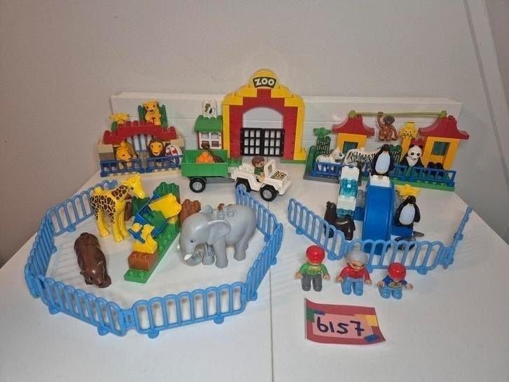 LEGO Duplo De grote dierentuin – Set 6157 – Compleet, Ophalen of Verzenden, Zo goed als nieuw, Complete set, Duplo