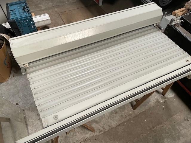 Rolluiken 120,5 cm breed x 150,5 cm hoog voor slaapkamerraam, Ophalen, Gebruikt, 100 tot 150 cm, 100 tot 150 cm