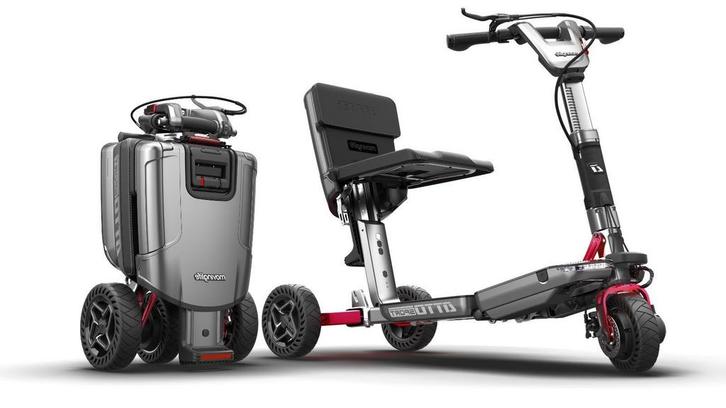 2x gloednieuwe Atta Sport grijs (opvouwbare scootmobiel), Diversen, Brommobielen en Scootmobielen, Nieuw, Ophalen