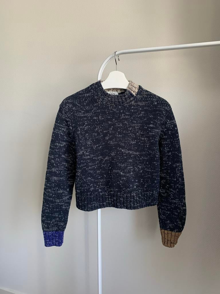 COS trui in prima staat - Maat S, Kleding | Dames, Truien en Vesten, Ophalen of Verzenden, Gedragen, Maat 36 (S), Blauw