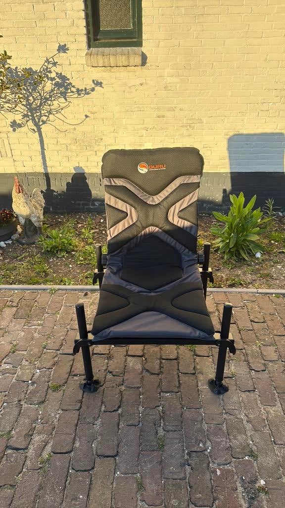 Guru X-Level Accessory Chair Visstoel, Watersport en Boten, Hengelsport | Witvissen, Ophalen, Zo goed als nieuw, Overige typen