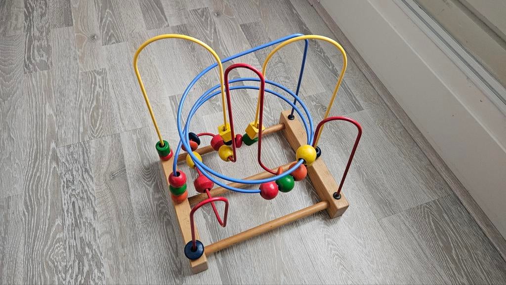 Ikea kralenspiraal, Kinderen en Baby's, Speelgoed | Houten speelgoed, Ophalen