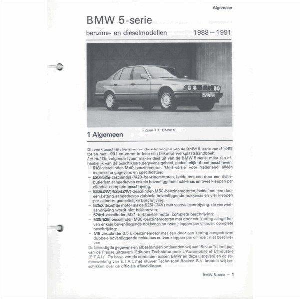 BMW 5 serie Vraagbaak losbladig 1988-1991 #1 Nederlands, Boeken, Auto's | Boeken, Ophalen of Verzenden, Gelezen, BMW