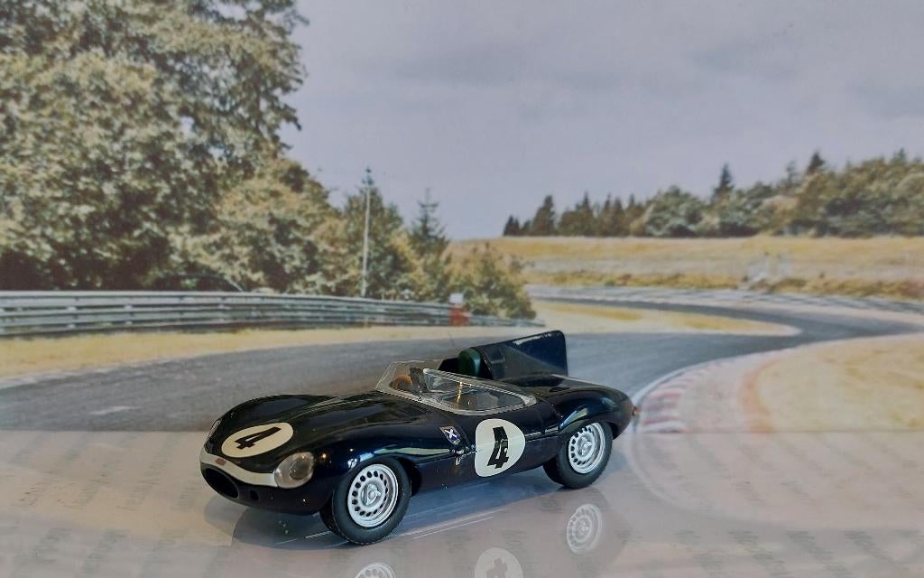 1:43 Jaguar D type 1957 #4; Altaya/Ixo, Hobby en Vrije tijd, Modelauto's | 1:43, Ophalen of Verzenden, Gebruikt, Auto, Overige merken