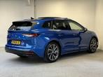 Skoda Enyaq iV 80 Sportline | PANO | 360 CAMERA| HEAD-UP | W, Auto's, Skoda, Achterwielaandrijving, Gebruikt, Huisgarantie, Blauw
