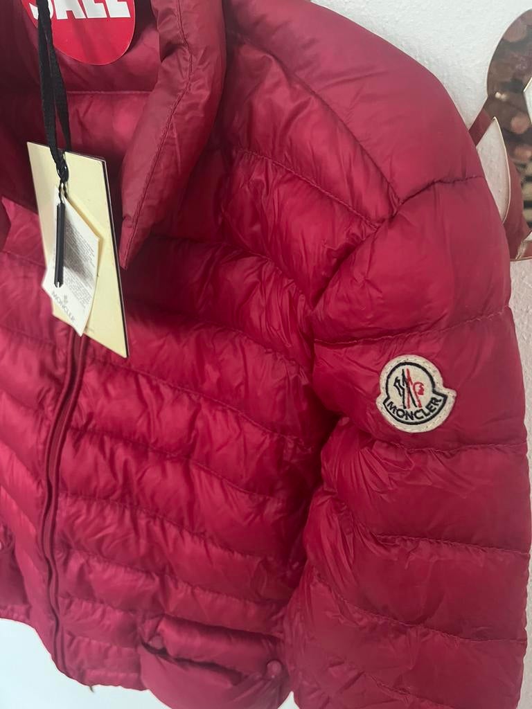 Moncler lans jasje maat 4 origineel, Kleding | Dames, Ophalen of Verzenden, Gedragen, Maat 42/44 (L), Overige kleuren