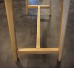 Nova Wood Bartafel | Zwart Blad | Houten Frame | 160x70x105, -, -, Nieuw, Ophalen of Verzenden