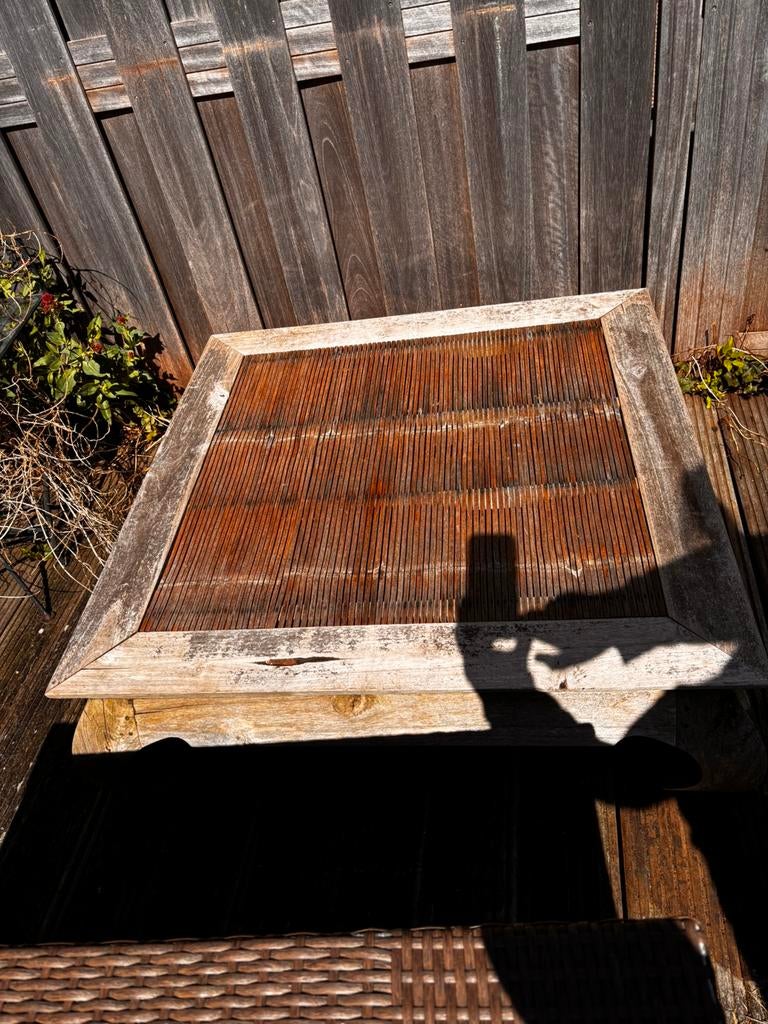 Opium tafel, Huis en Inrichting, Tafels | Salontafels, Ophalen, Gebruikt, 50 tot 100 cm, Aziatische , rustieke en vintage