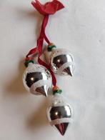 trosje van 3 oude kerstballen ( H 6,5 cm 1 kerstbal ), Ophalen, Gebruikt