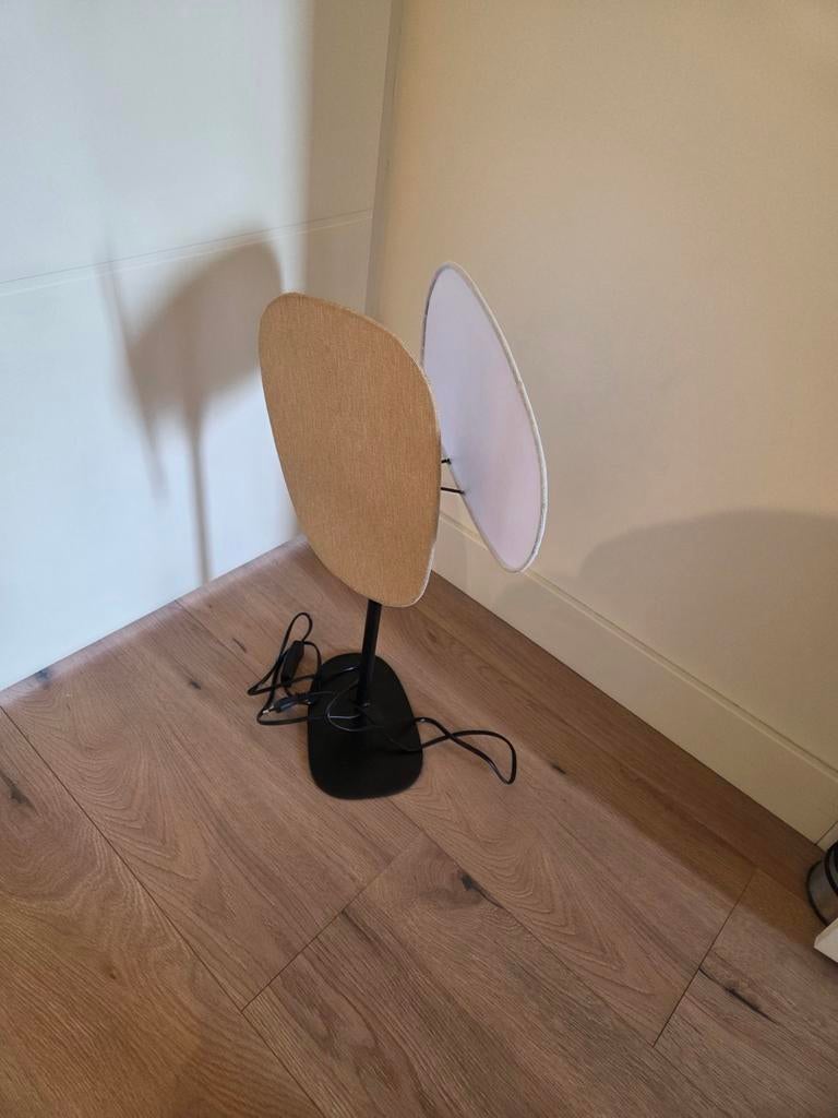 Schemerlamp in Japandi stijl en staande lamp, Ophalen, Japandi, Zo goed als nieuw, Stof