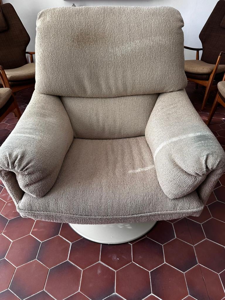 Leolux cece draaifauteuil, Ophalen, Gebruikt, 75 tot 100 cm, Leolux