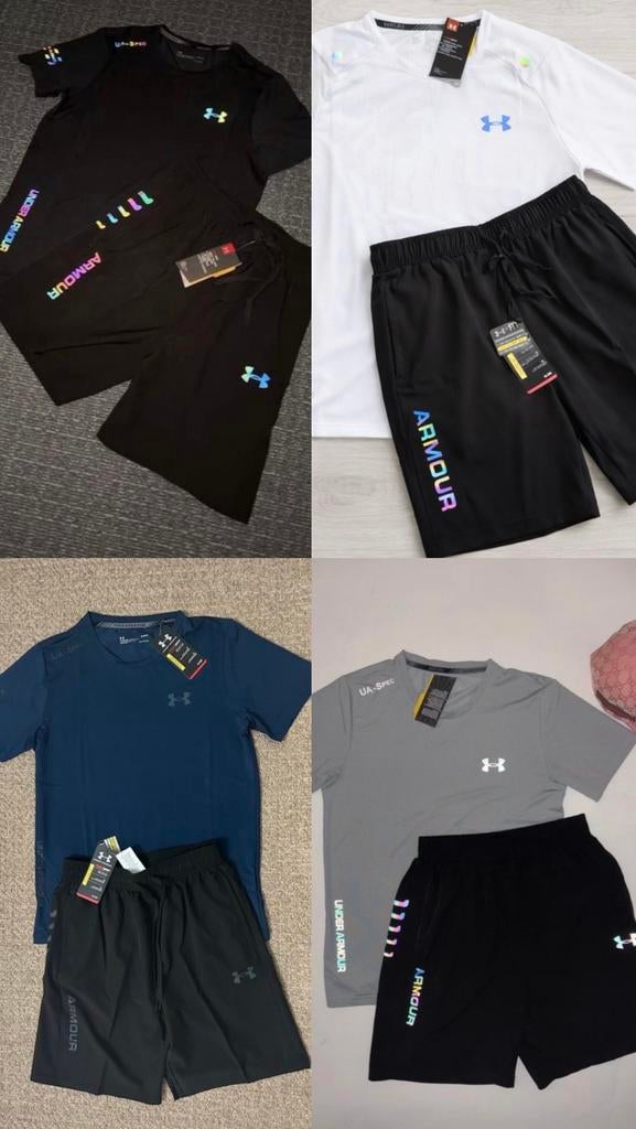 Under Armour Sportsets - Diverse Kleuren & Maten, Kleding | Heren, Sportkleding, Fitness, Zwart, Nieuw, Ophalen of Verzenden