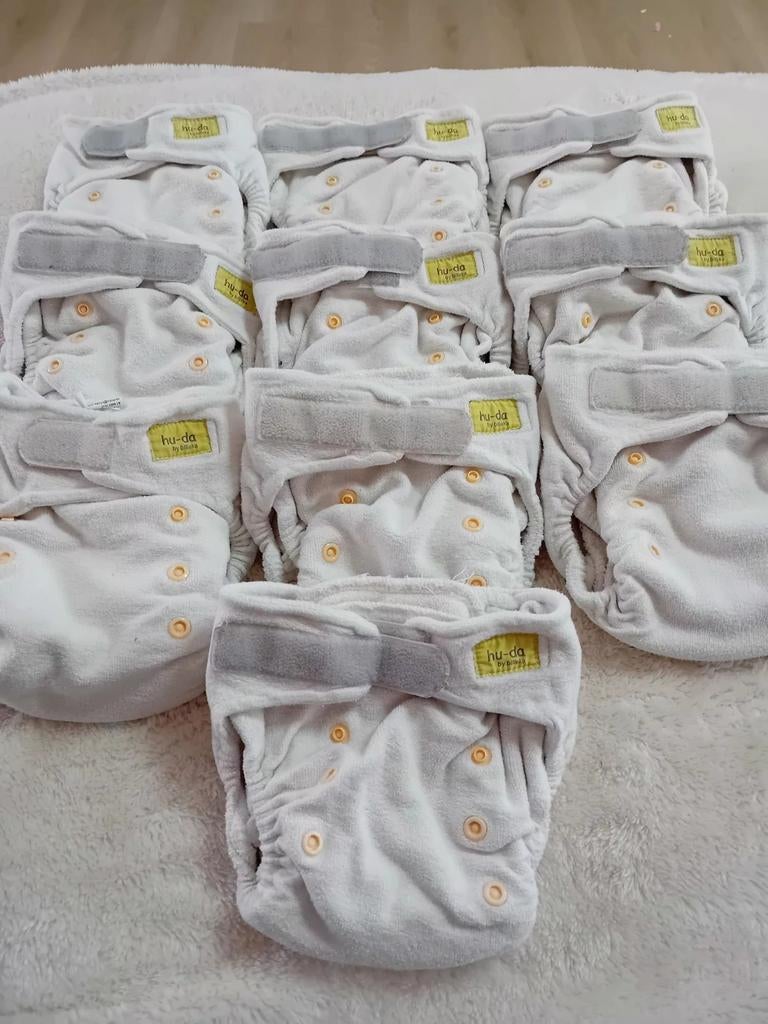 10 Huda luiers met inlegger, Ophalen, Gebruikt