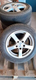Winterbanden BMW 205/60 R16 op Dezent velgen, Ophalen, Gebruikt, 16 inch, Banden en Velgen