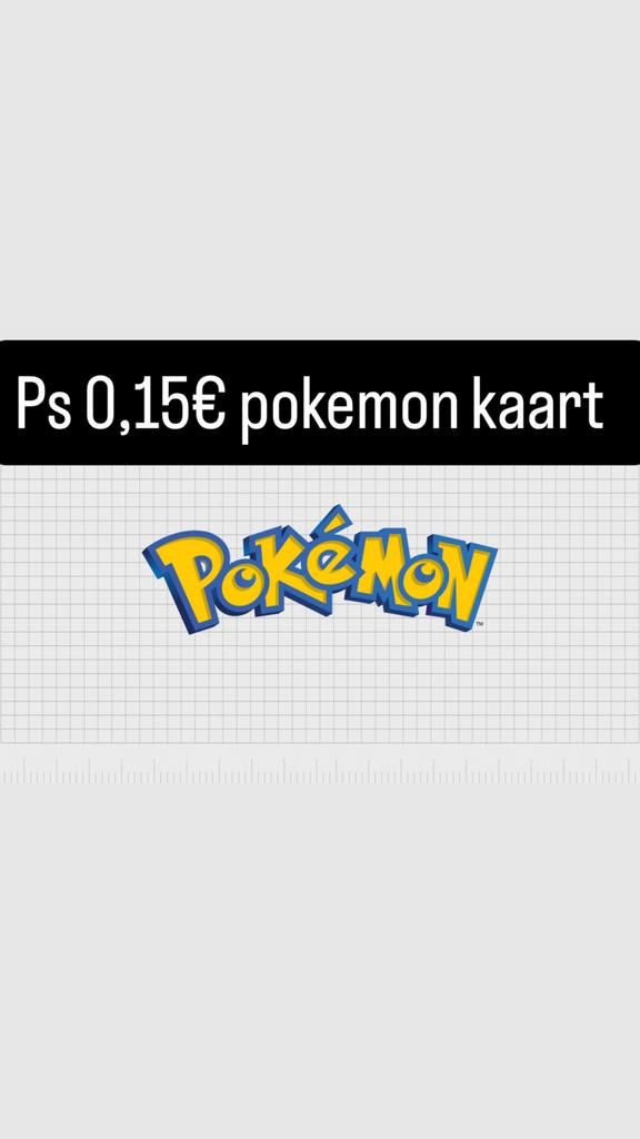 Pokémon kaart, Ophalen of Verzenden, Gebruikt, Losse kaart