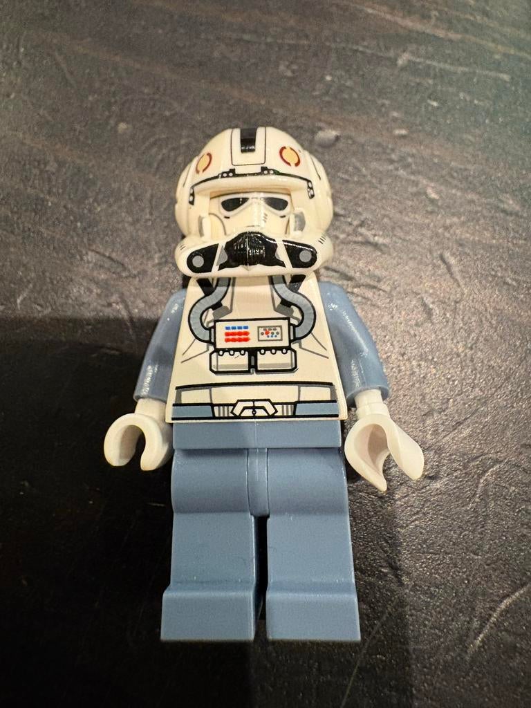 LEGO Star Wars Clone V wing pilot white head sw0525, Ophalen of Verzenden, Zo goed als nieuw, Jongen of Meisje