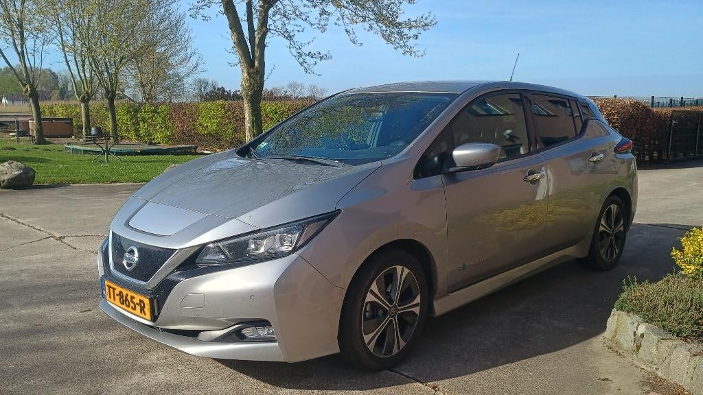 Nissan Leaf Electric 40kWh 2018 Grijs, Stof, 122 pk, Origineel Nederlands, Elektrisch