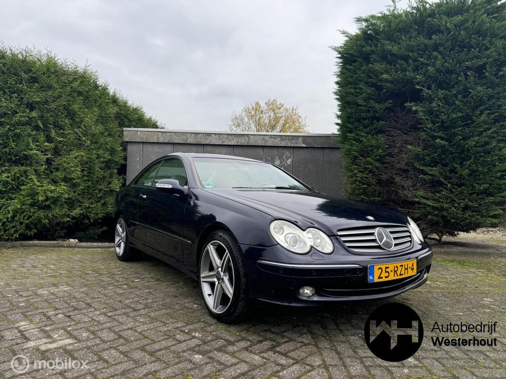 Mercedes CLK-klasse Coupé 320 Avantgarde Nieuwe APK 218PK f, Auto's, Mercedes-Benz, Automaat, Gebruikt, Bedrijf, Electronic Stability Program (ESP)