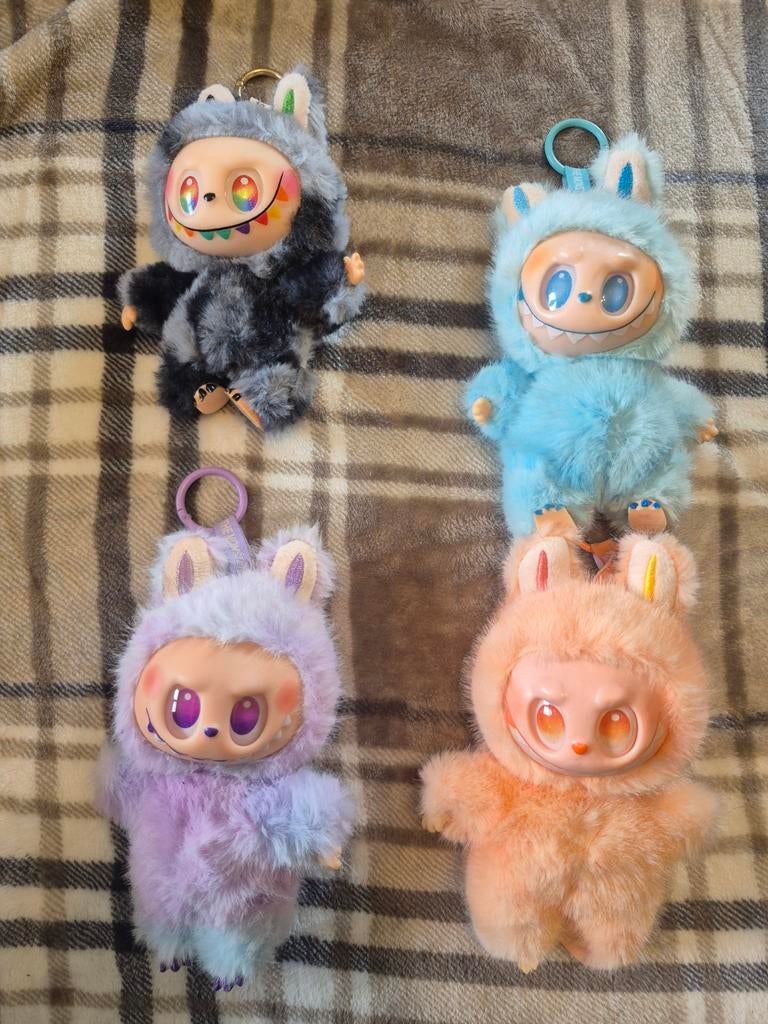 4 kermis labubu, Ophalen of Verzenden, Nieuw, Overige typen