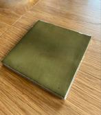 Keramieke handvorm wandtegels (3,6m2) olijfgroen glans 10x10, Nieuw, Ophalen of Verzenden, Minder dan 20 cm, Minder dan 5 m²