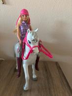 Barbie paard met ruiter amazone, Ophalen of Verzenden, Zo goed als nieuw, Barbie