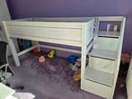 Halfhoogslaper bed met trapkast, Ophalen, 85 tot 100 cm, Zo goed als nieuw, 180 cm of meer