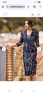 Prachtige design jurk, Ophalen of Verzenden, Zo goed als nieuw, Blauw, Trouwjurk