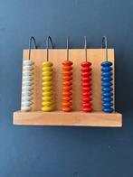 Vintage Telraam - Houten Abacus met Kleurrijke Kralen, Antiek en Kunst, Ophalen of Verzenden