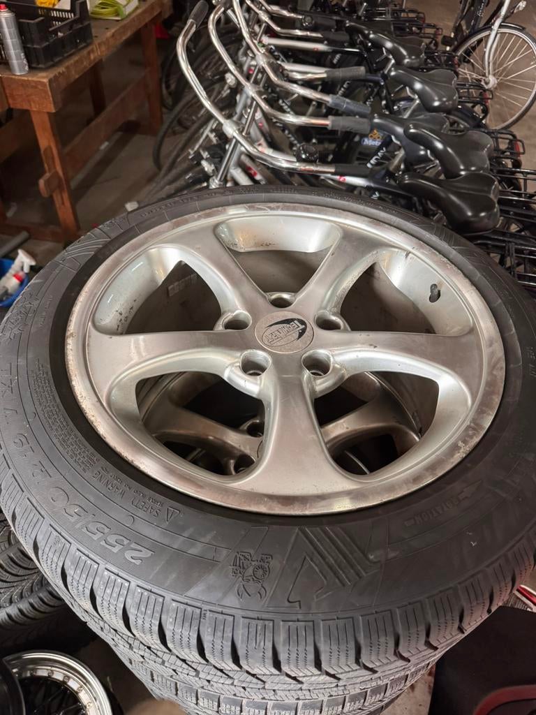 5x130 Porsche Velgen, 255 mm, Banden en Velgen, Winterbanden, Ophalen