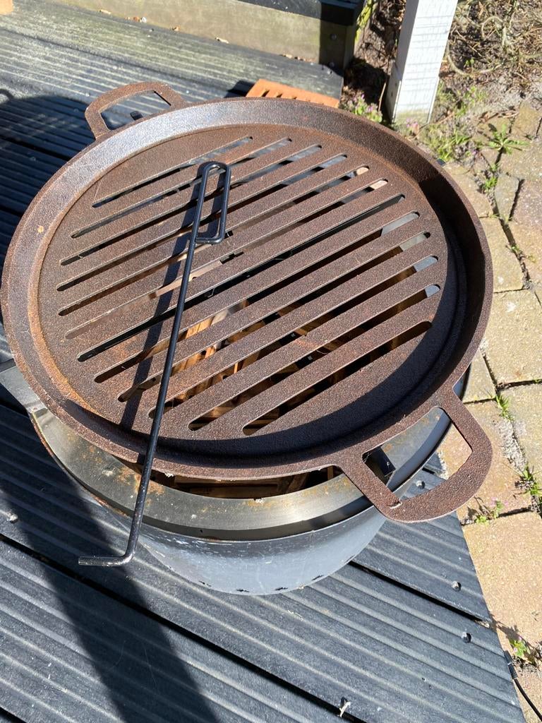 Vuurkorf Bbq korf Fuego Lujo, Ophalen, Zo goed als nieuw, Vuurkorf